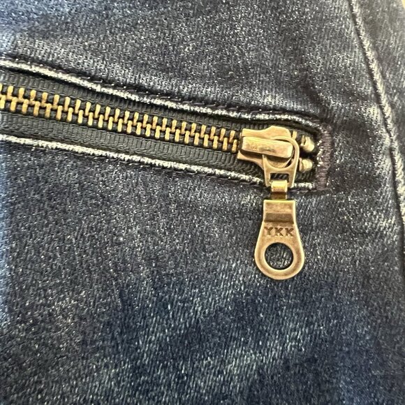 AG Adriano Goldschmied Jeans Womens 28 R Blue The Zip Skinny Zipper Stretch - Picture 9 of 16